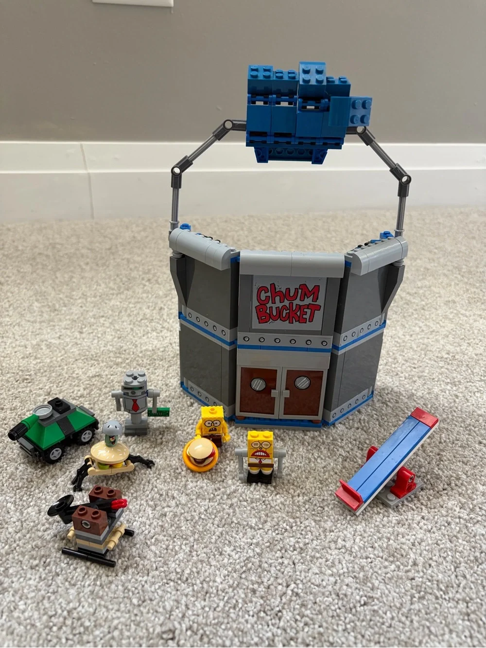 Lego SpongeBob Chum Bucket Playset - Blue/Yellow/Red/White
